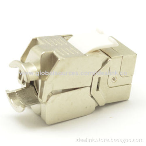 Cat6A Keystone Jack, Supports T568A/T568B, 550MHz Wiring, Shielded, High Quality